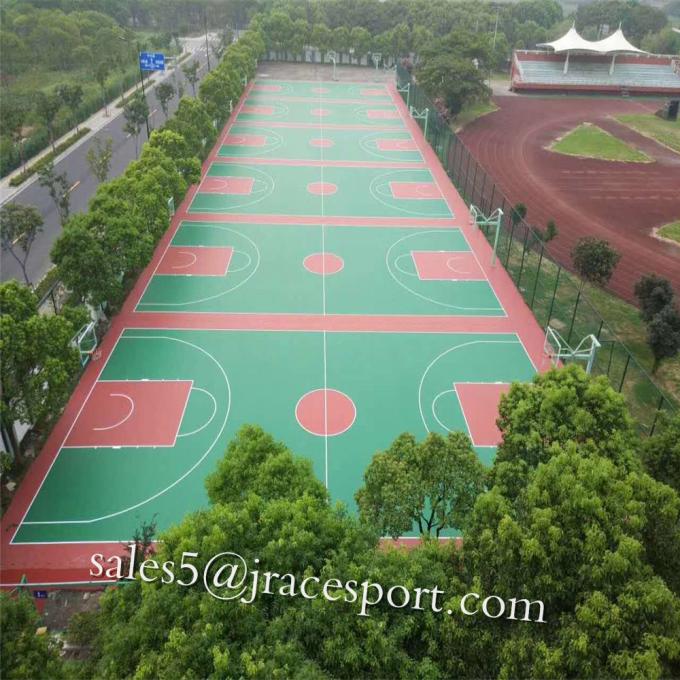 Elastische untere künstliche Tennisplatz-Oberflächen fertigen für