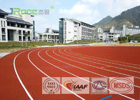 Economical Jogging Track Flooring , Ventilative Olympic Track Surface Material