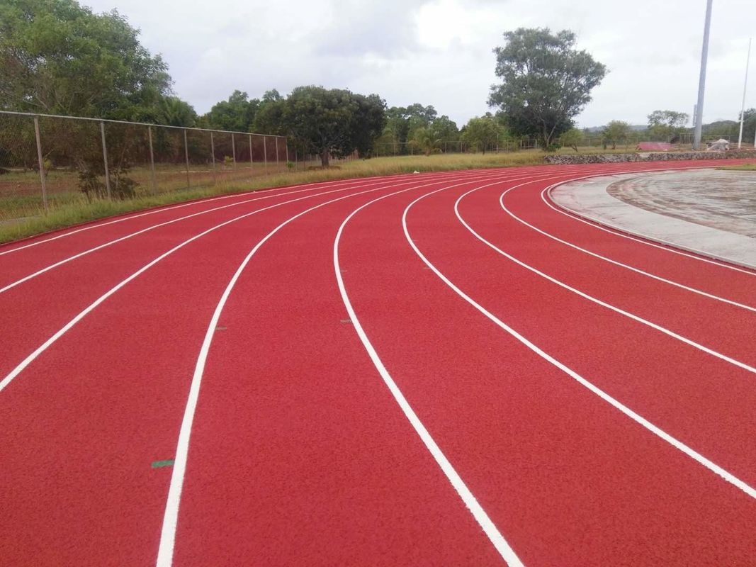 400 Meters Full PU Material Athletics Running Track Surface / High School Running Tracks