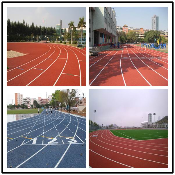 IAAF genehmigte die 400 Meter-rüttelnde Bahn, die internationalen Standard ausbreitet