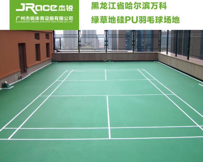 Breitet materieller Badminton-Sport Silikon PUs/Innen- aus und Federballplatz im Freien