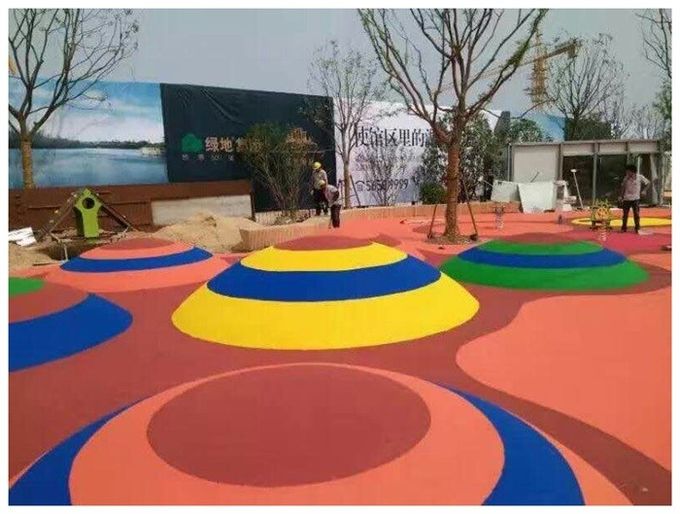 Bunter EPDM-Gummiumweltsmäßigbodenbelag für Kindergarten-Spielplatz